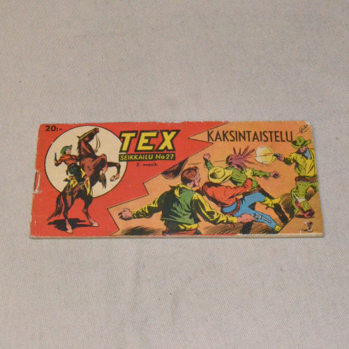 Tex liuska 27 - 1954 Kaksintaistelu (2. vsk)